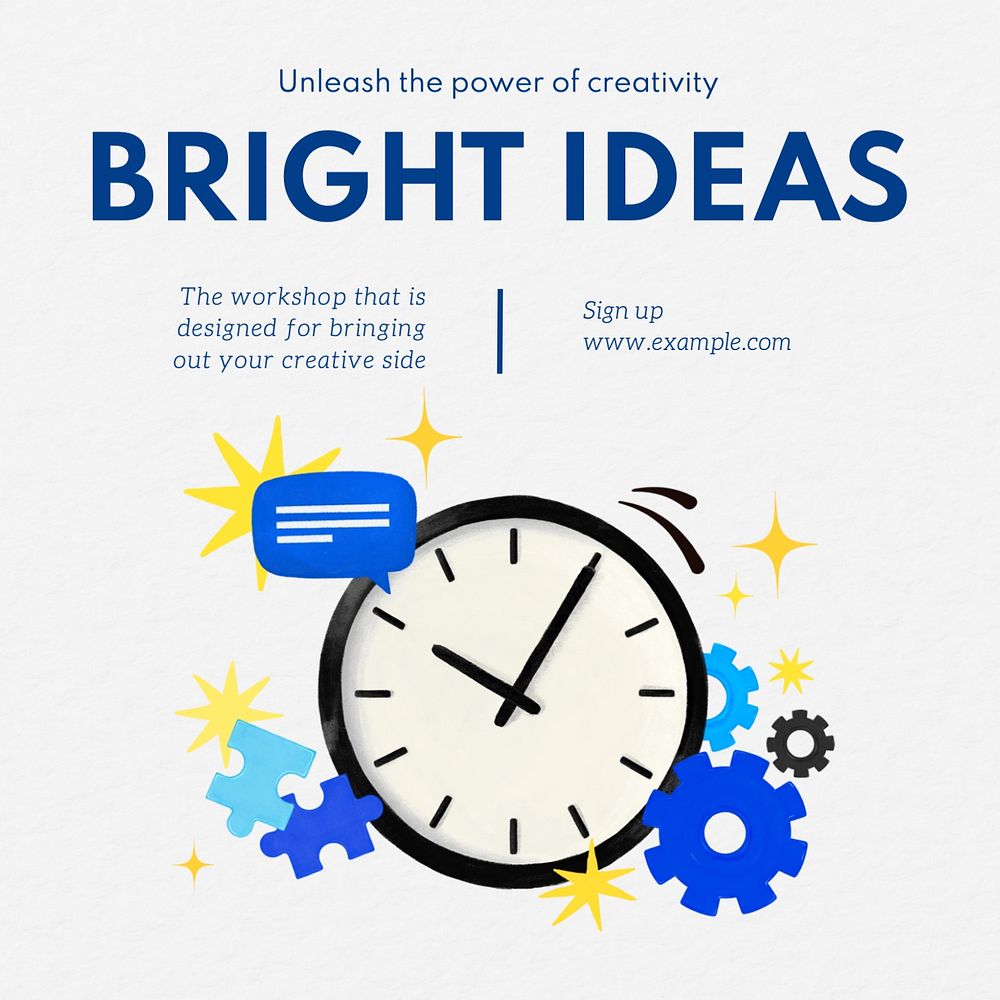 Bright ideas Instagram post template