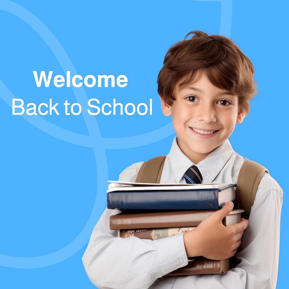 Back to school Instagram post template