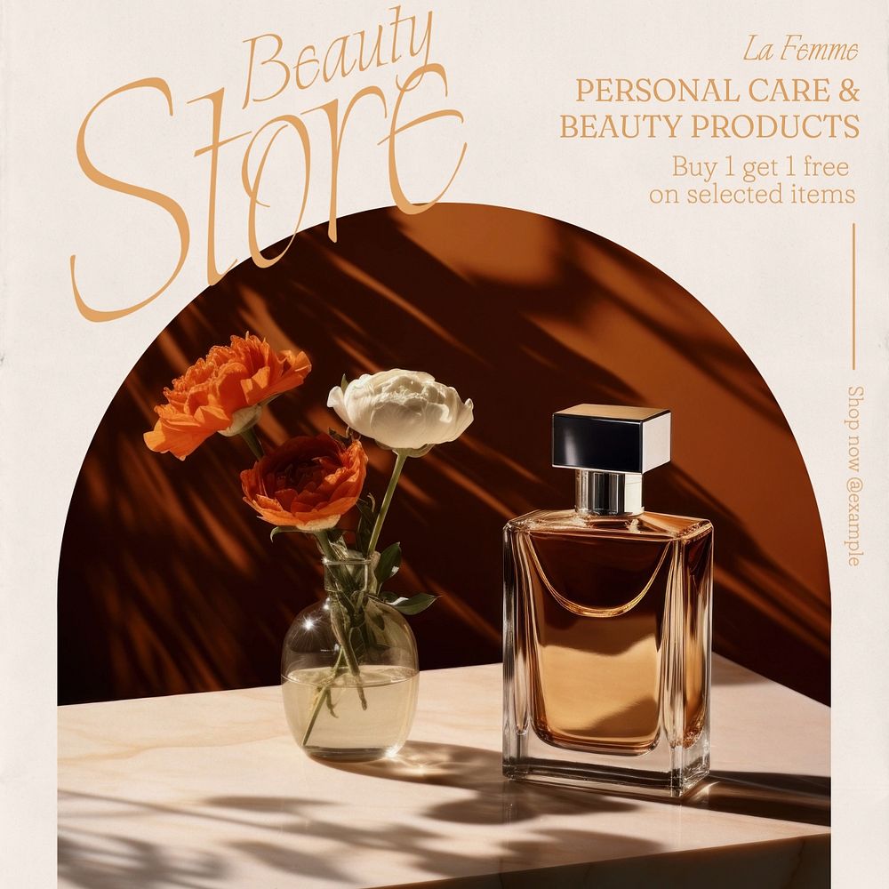 Beauty store Instagram post template