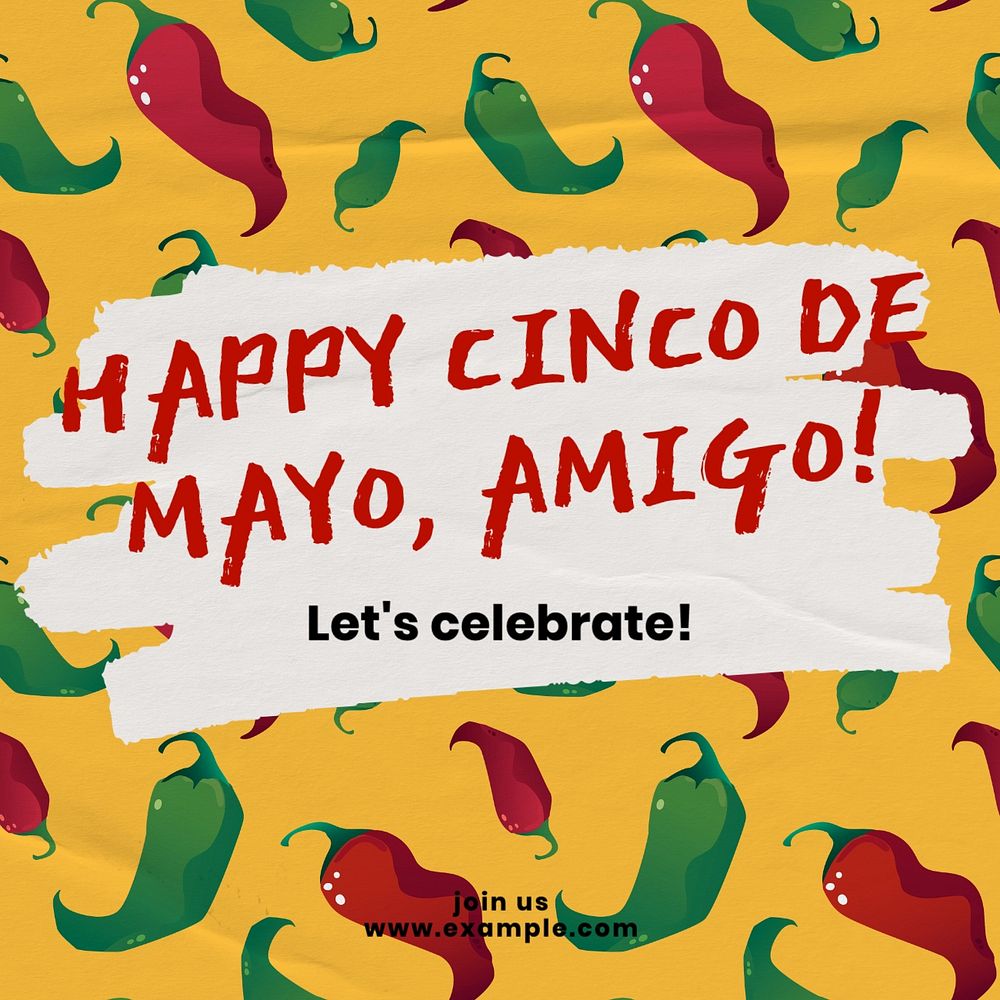 Cinco de Mayo Instagram post template