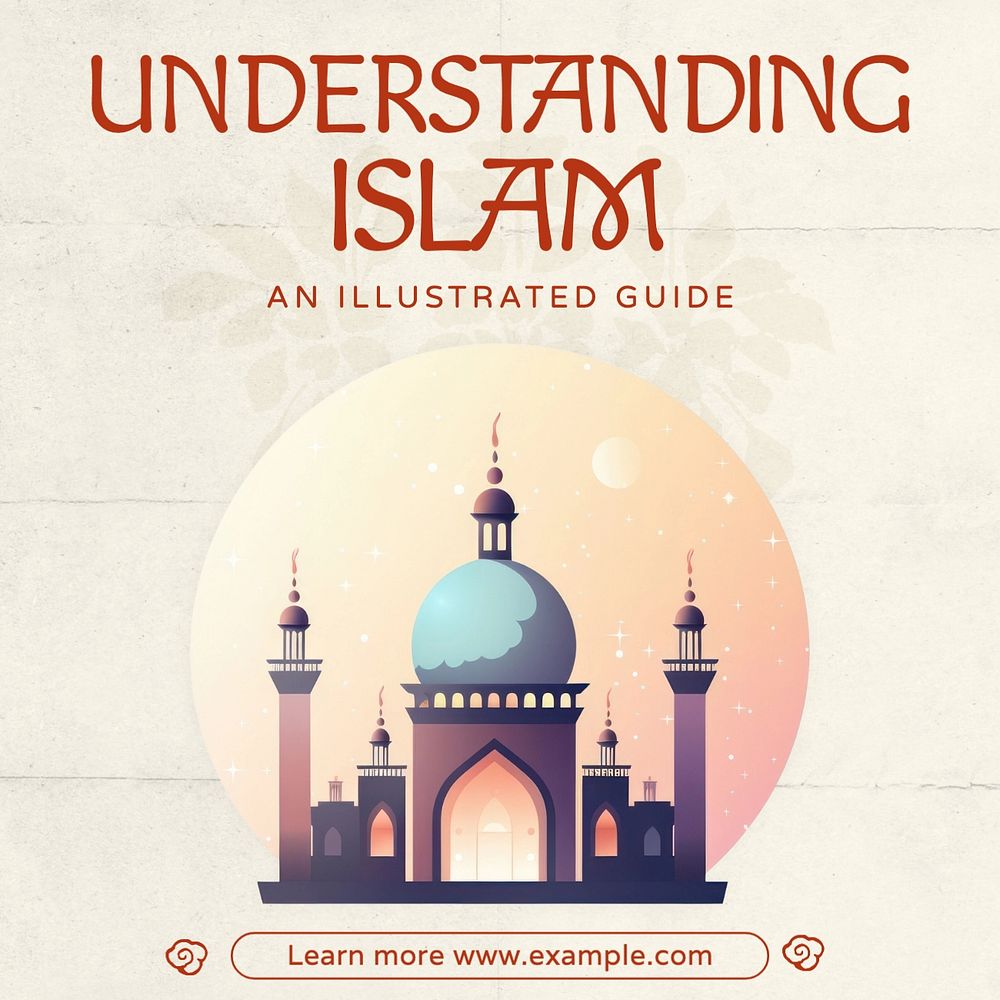 Understanding Islam Instagram post template