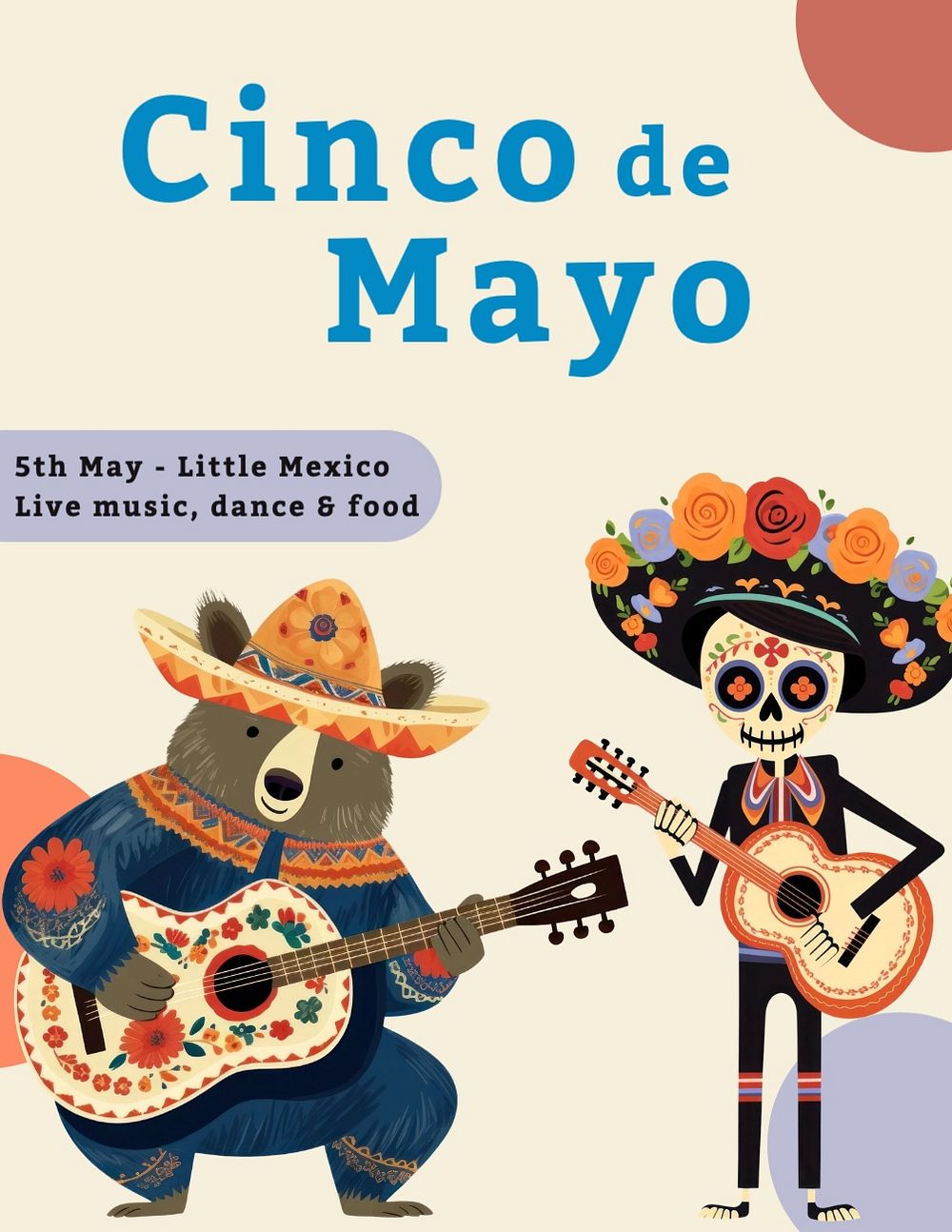 Cinco de Mayo card template