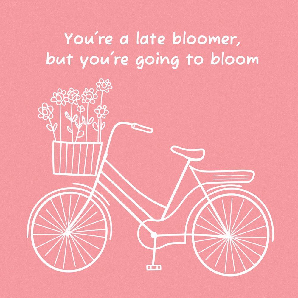 Flower delivery Instagram post template