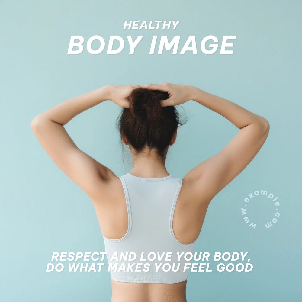 Body image Instagram post template