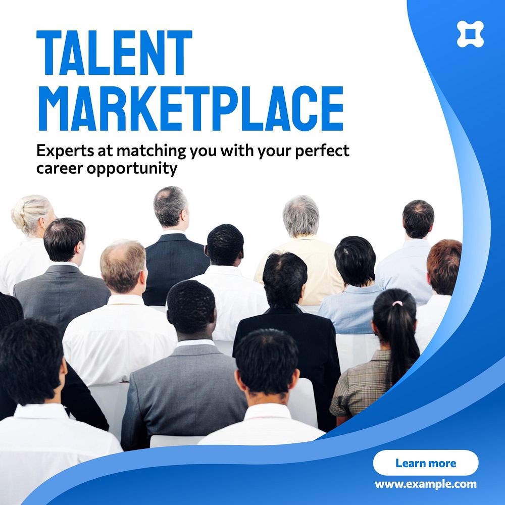 Talent marketplace Instagram post template