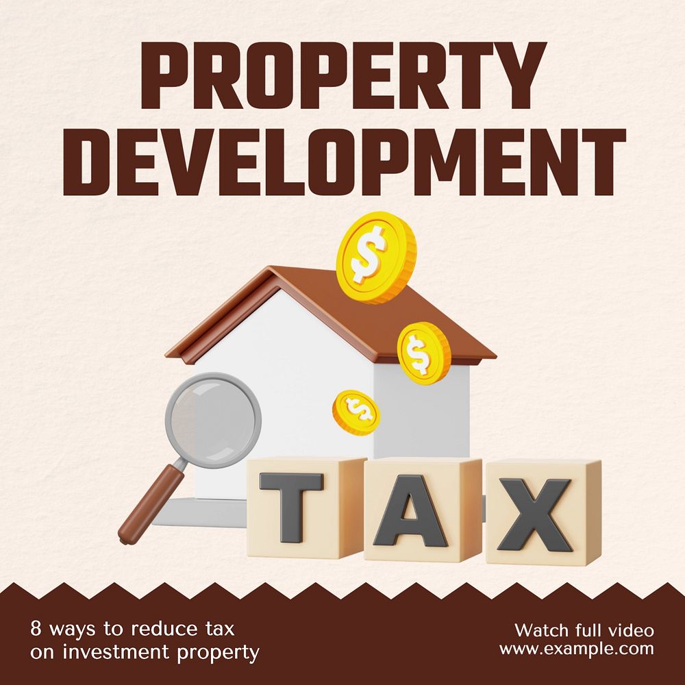 Property development Instagram post template