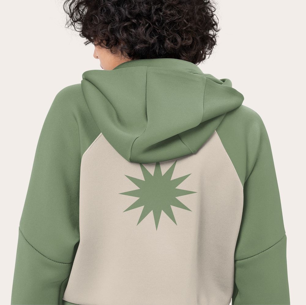 Hoodie mockup, fashion editable design