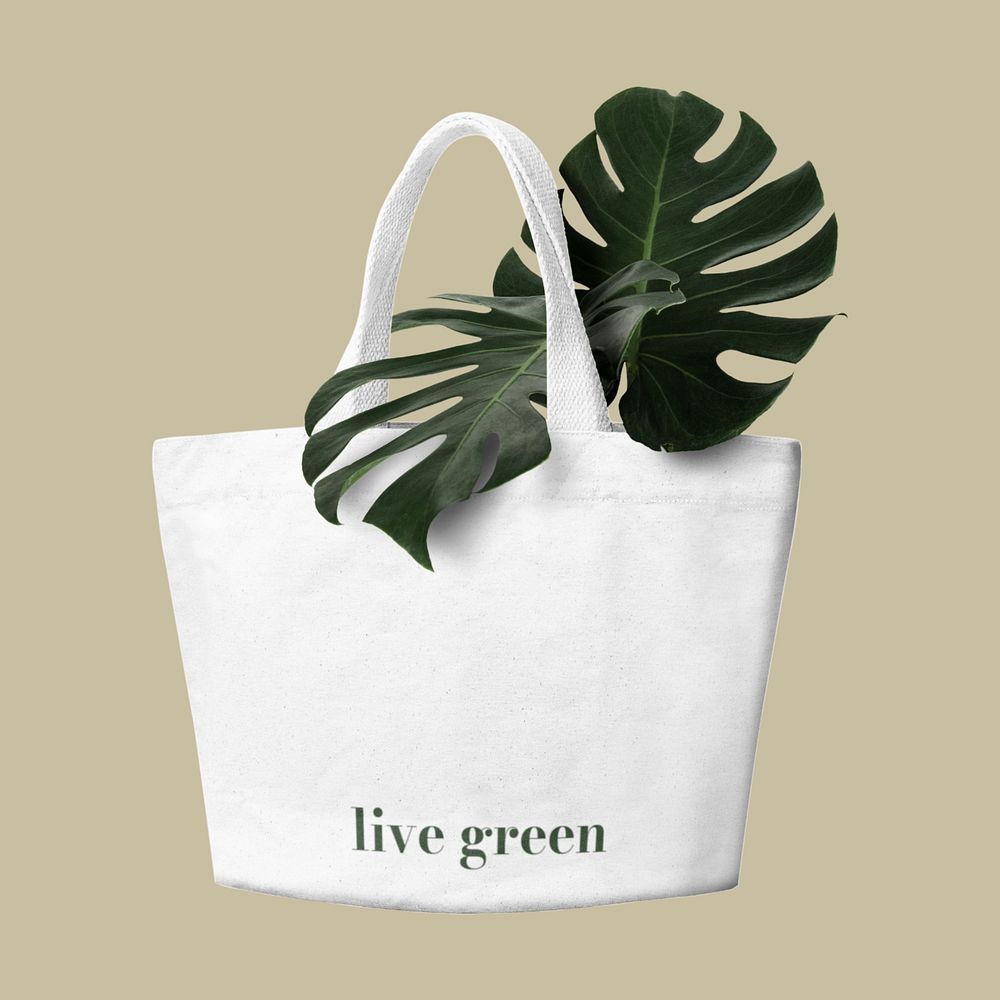 Canvas tote bag mockup, eco friendly product