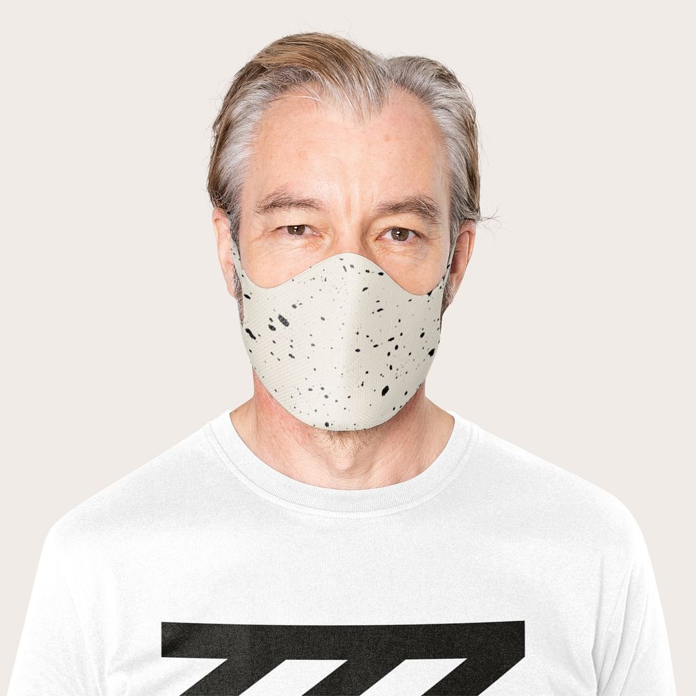 Face mask mockup, COVID-19 protection