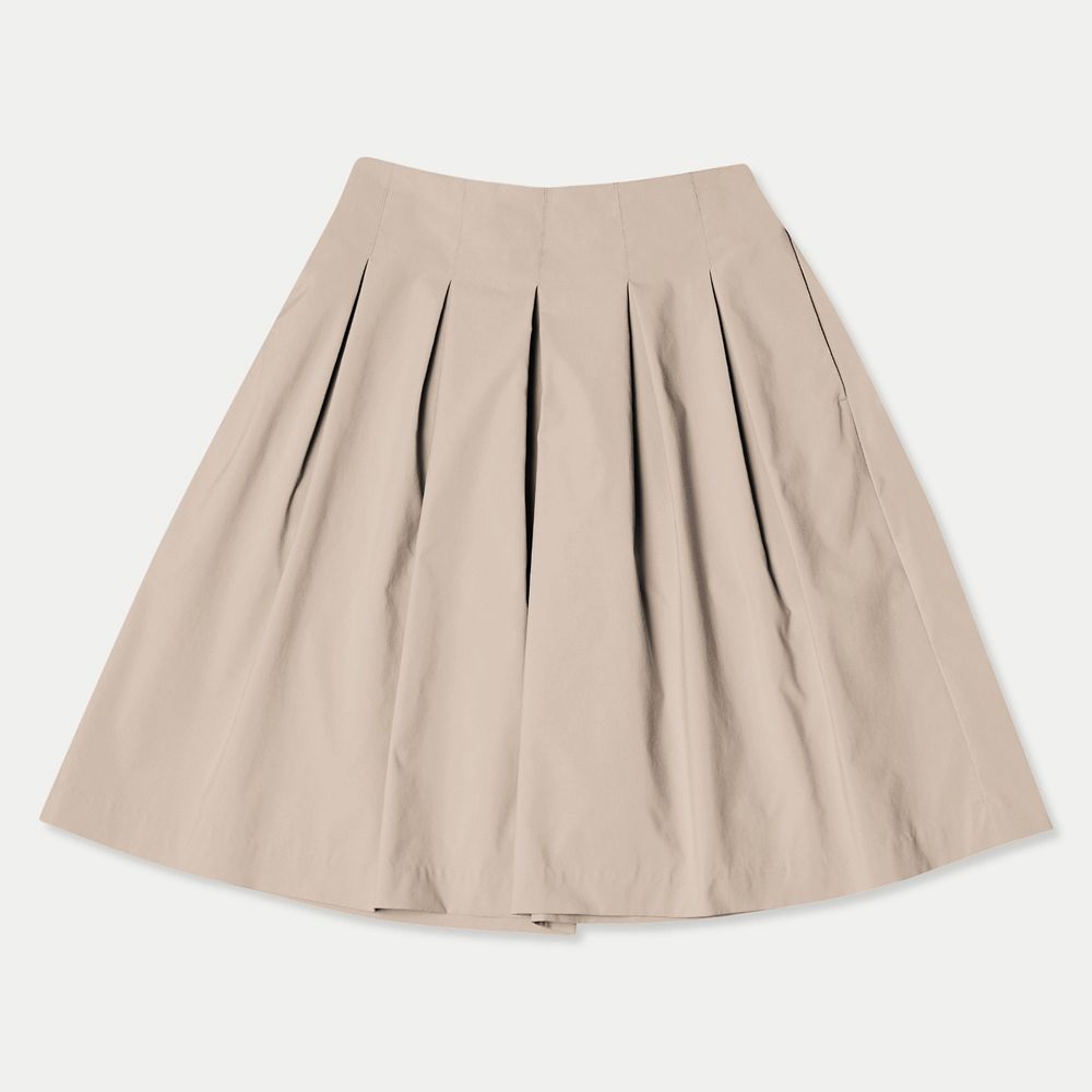 Flared skirt editable mockup