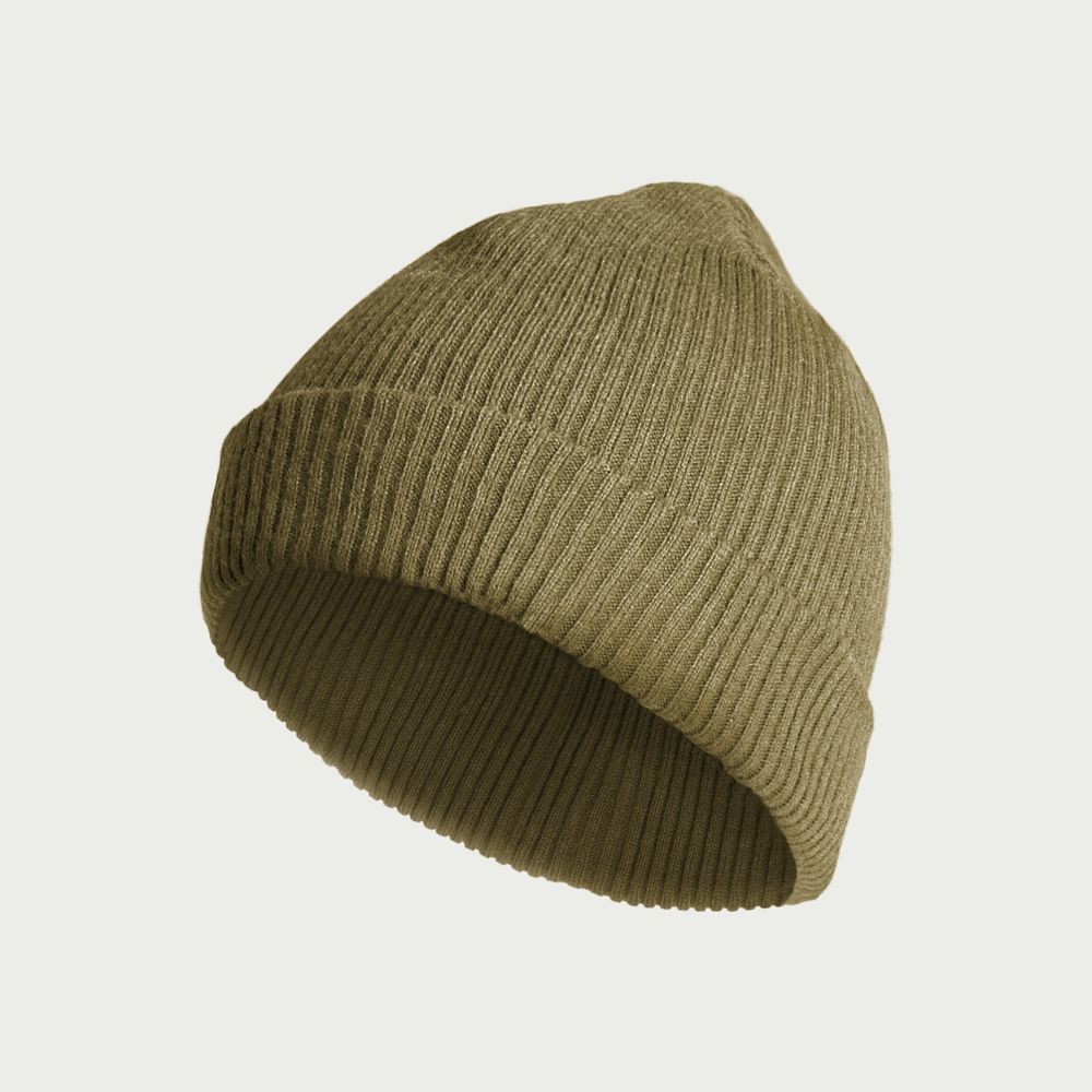 Beanie mockup, editable headwear