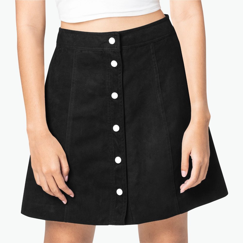 A-line skirt editable mockup