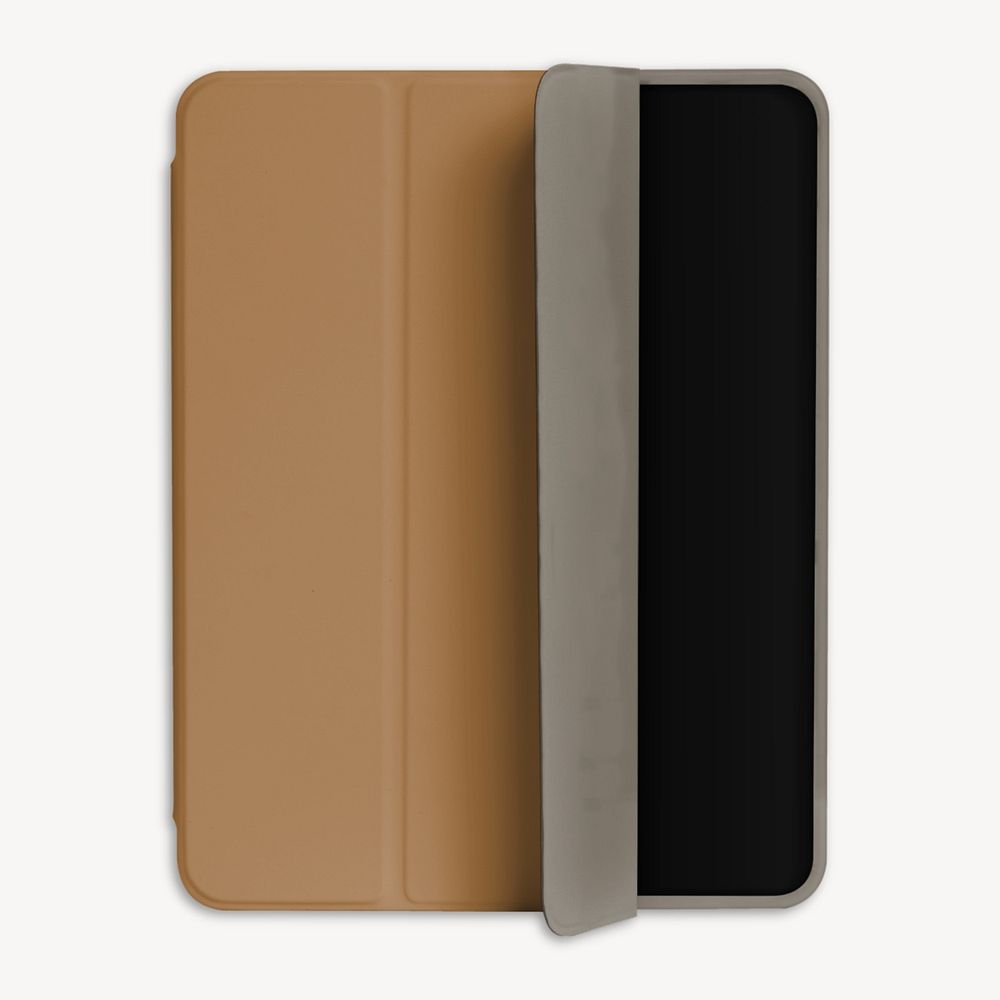 Tablet case mockup, editable design 