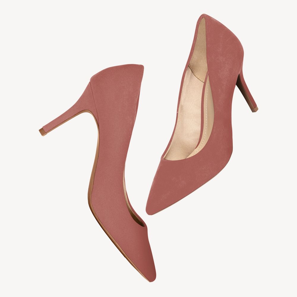 Stiletto heels editable mockup, fashion footwear