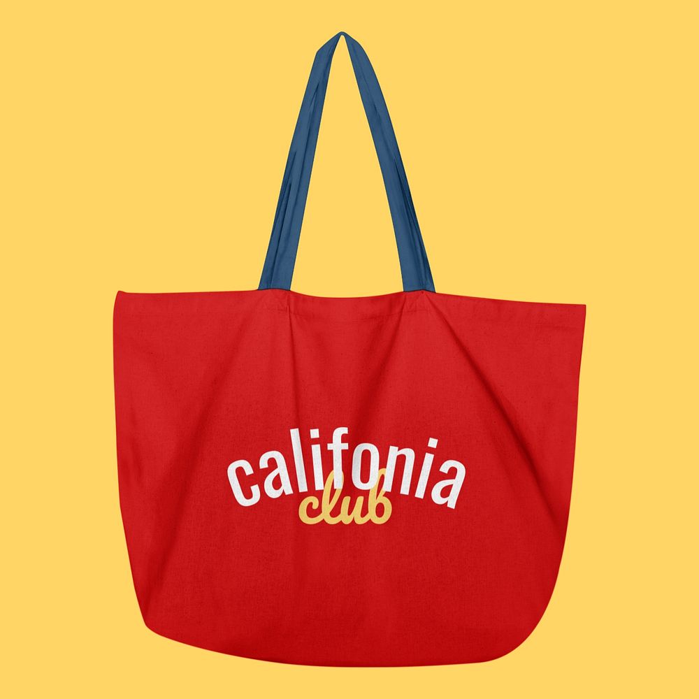 Tote bag mockup, editable design