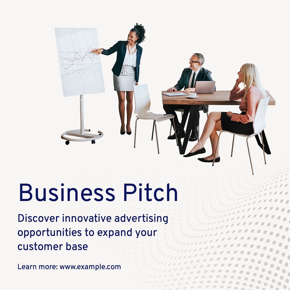 Business pitch Instagram post template