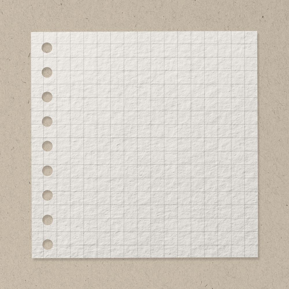 Textured paper note mockup, editable design