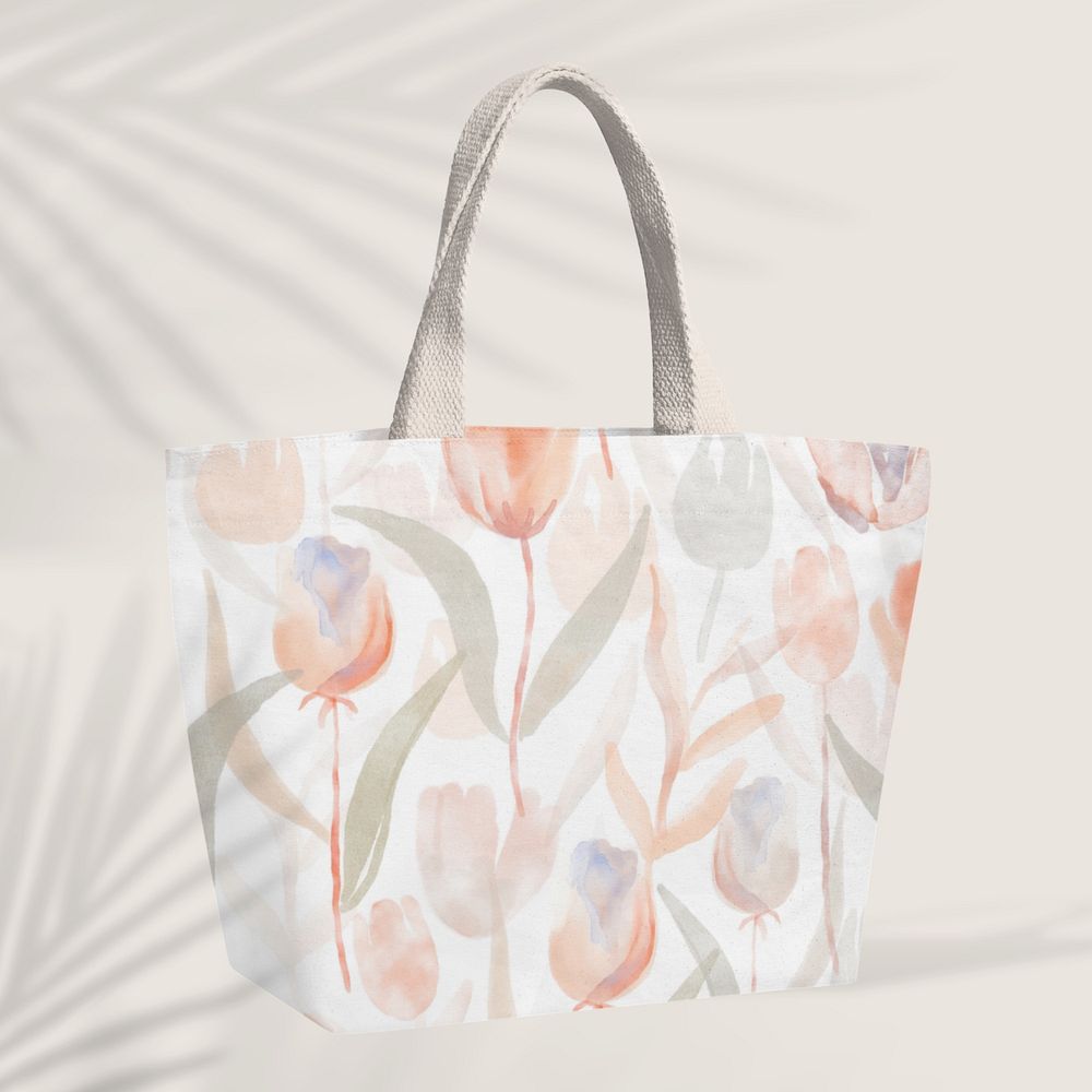 Tote bag mockup, editable design