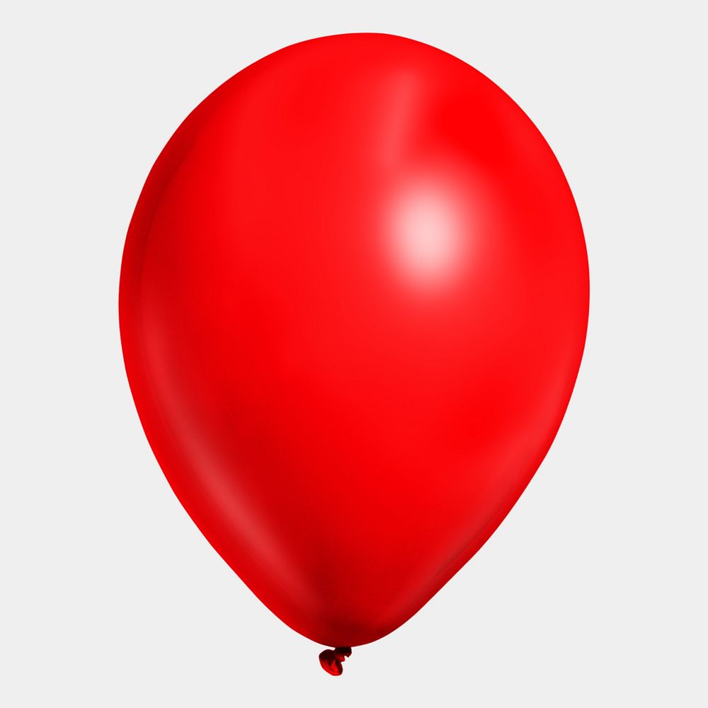 Party balloon editable mockup