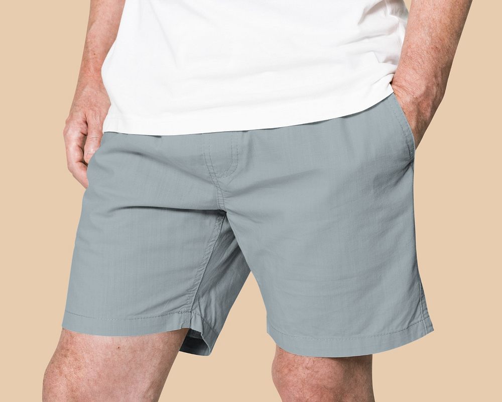 Men's Summer fashion mockup, editable shorts design