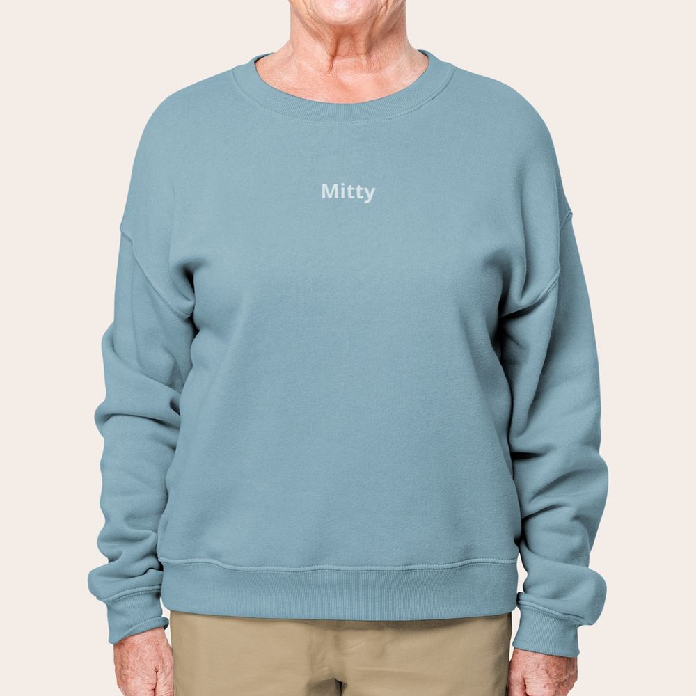 Sweater mockup, editable pants design