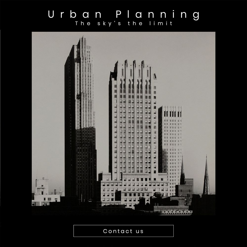 Urban planning Instagram post template