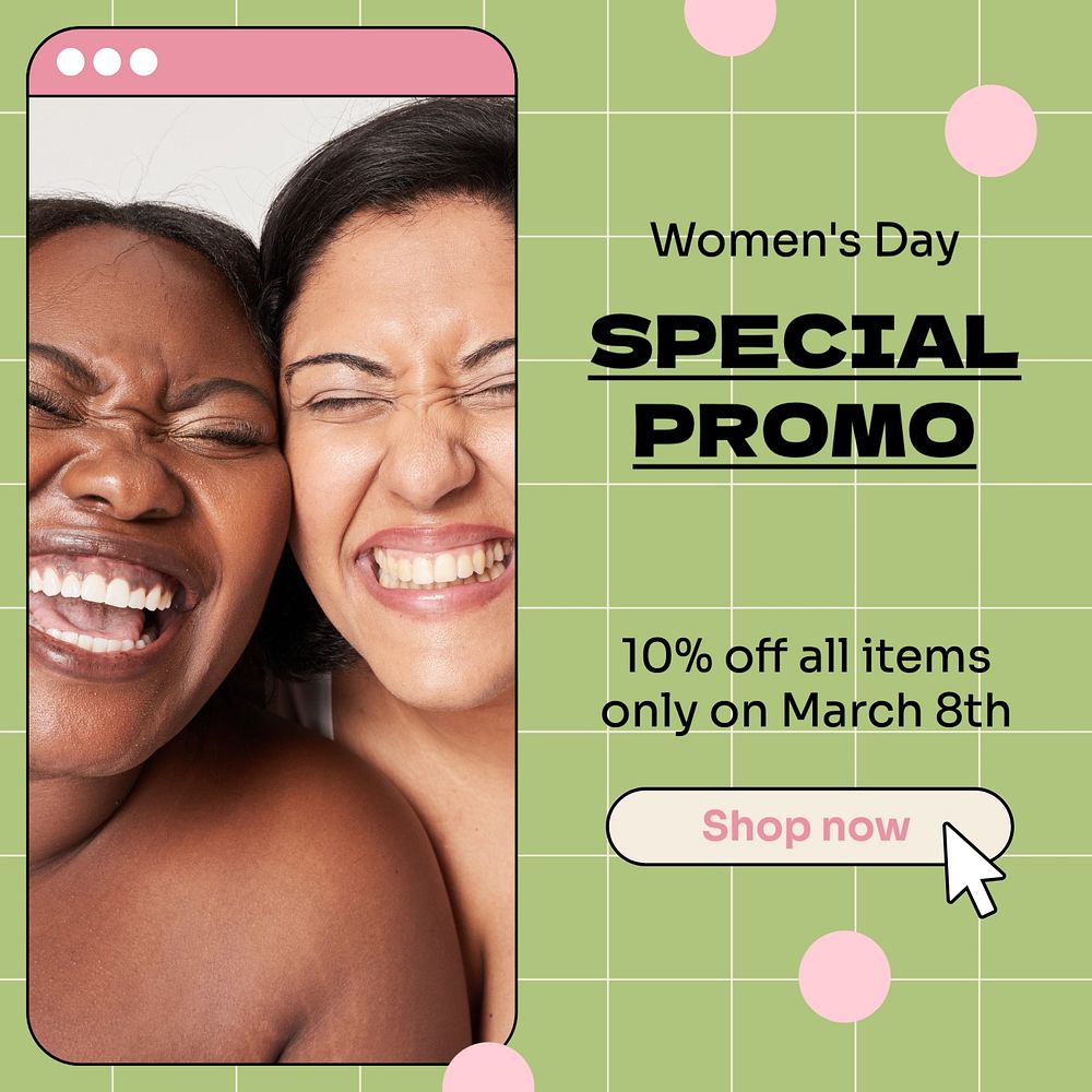 Special promo Instagram post template