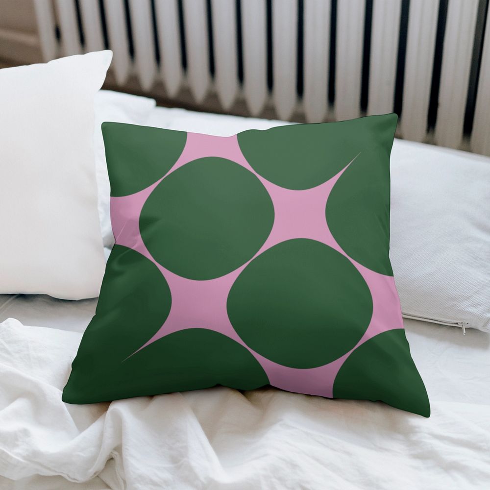 Cushion pillow case editable mockup 