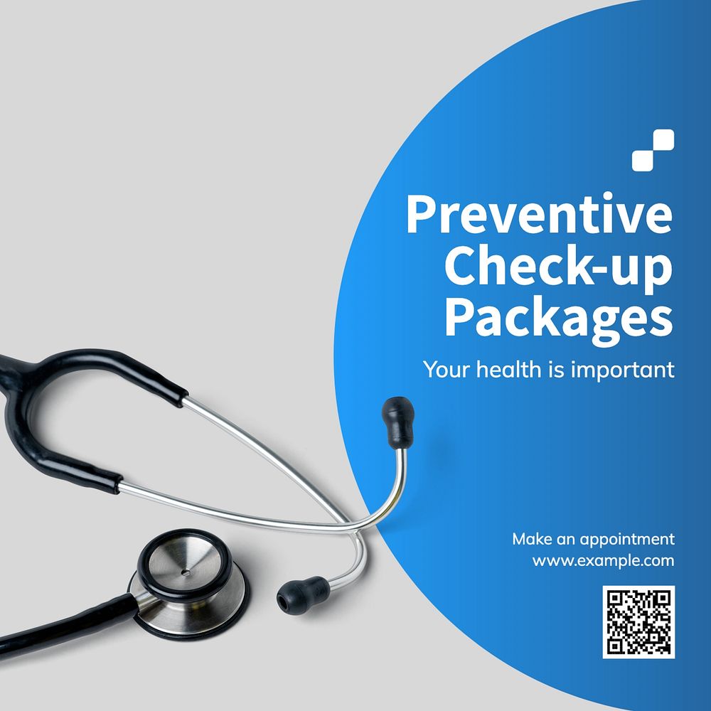 Preventive health checkup Instagram post template