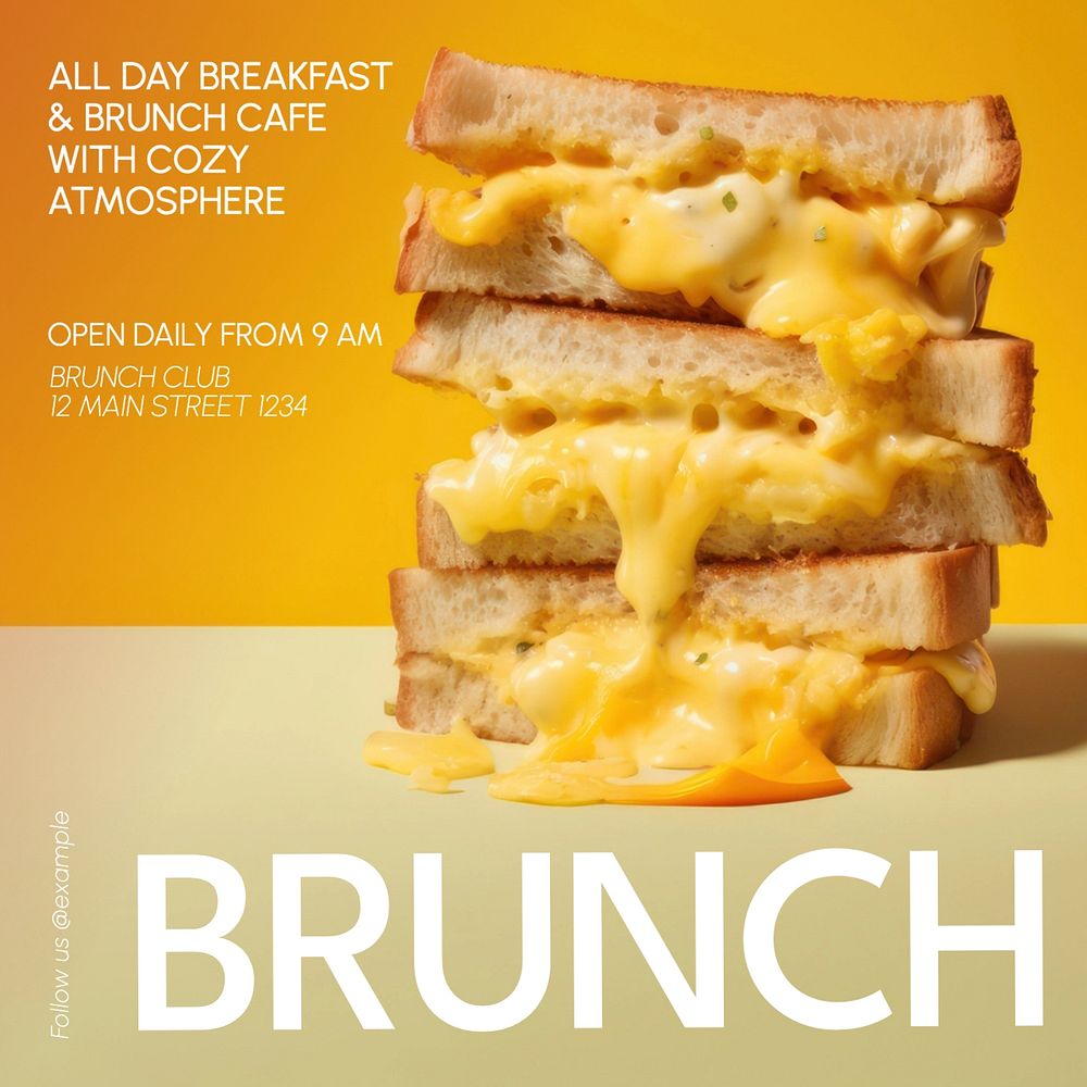 Brunch Instagram post template