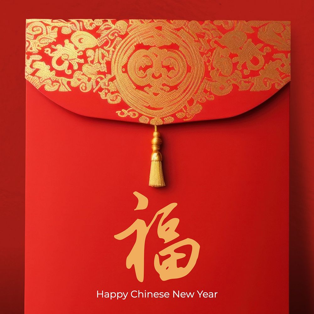 Chinese New Year Instagram post template