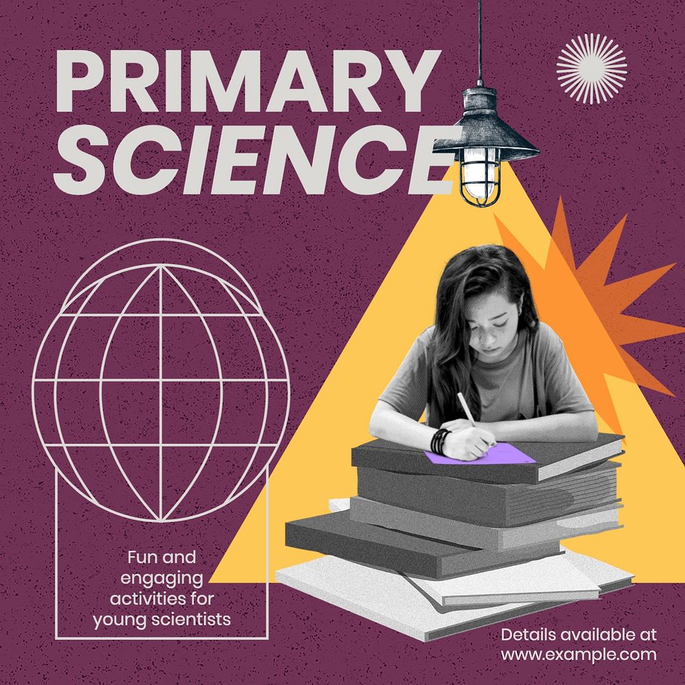 Primary science Instagram post template