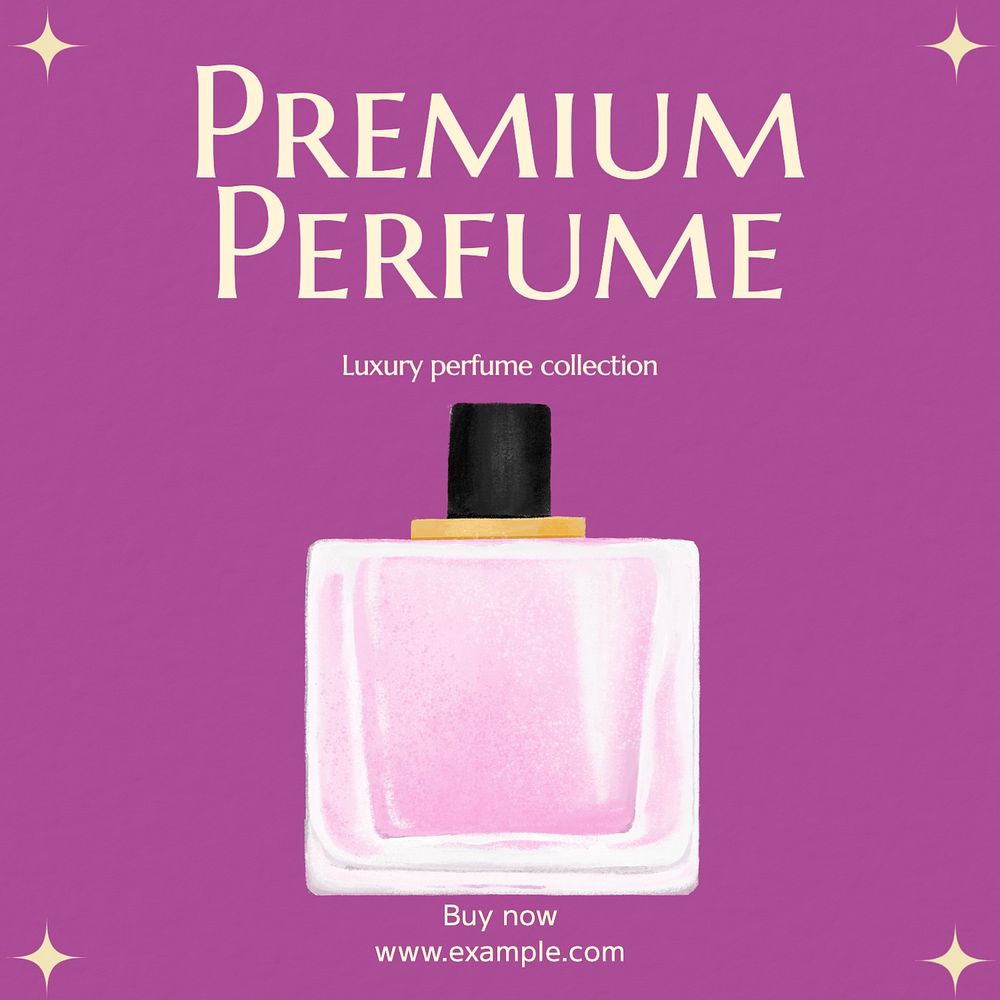 Premium perfume Instagram post template