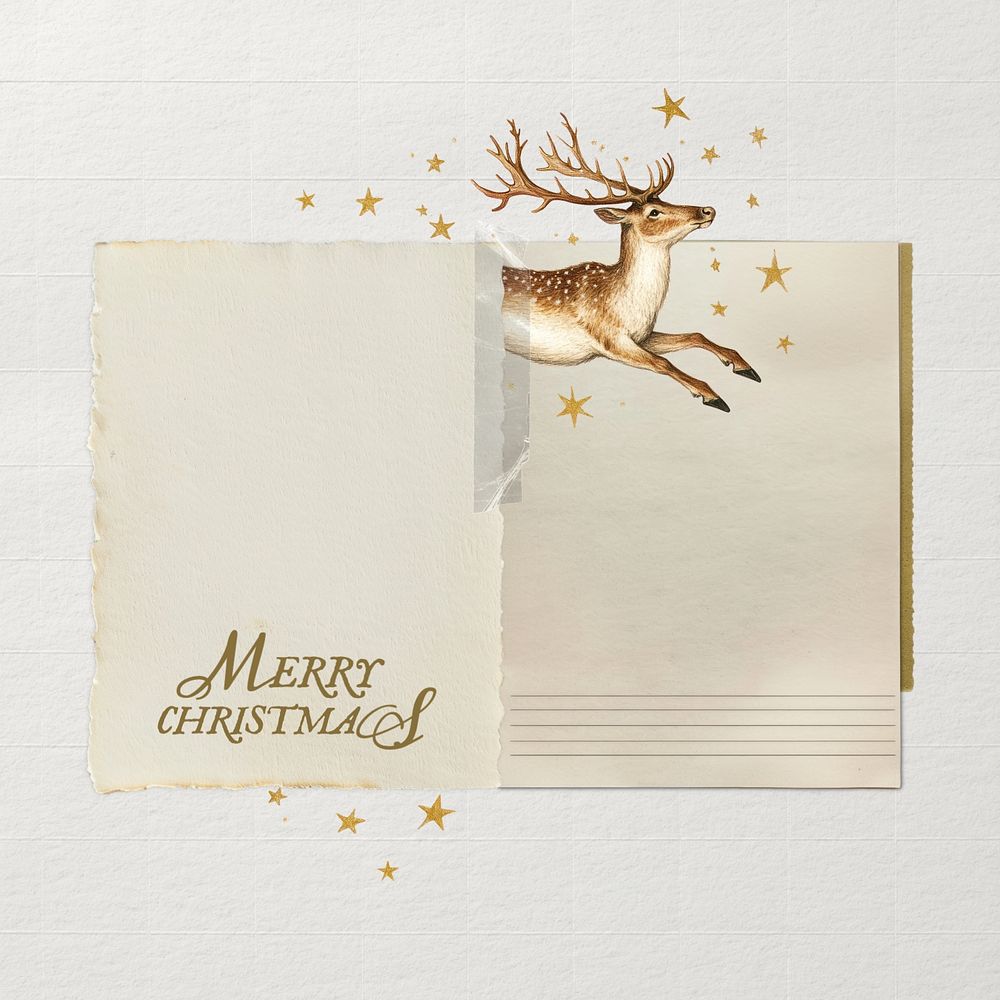 Merry Christmas editable Instagram post Free Editable Template