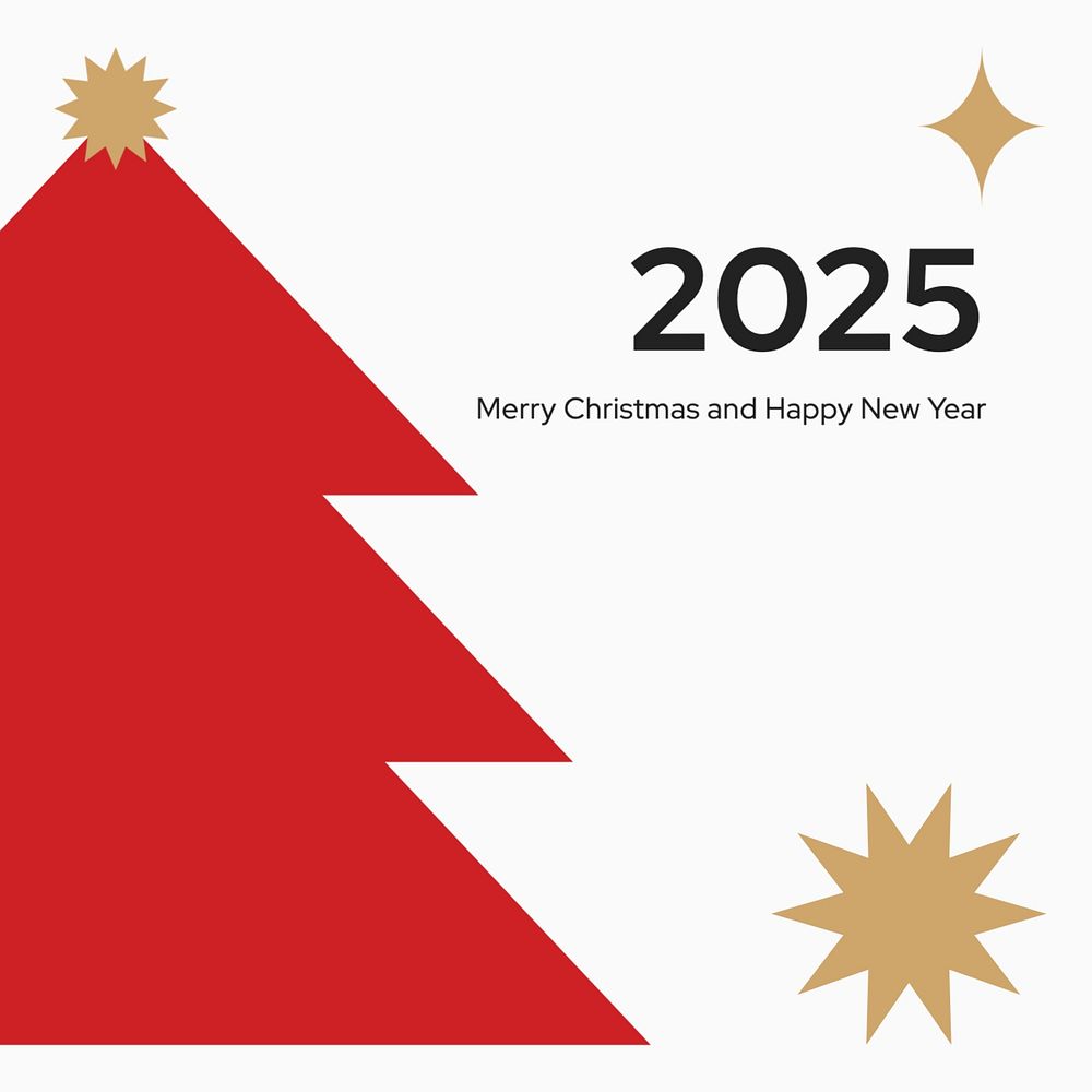 Christmas & new year Instagram post template