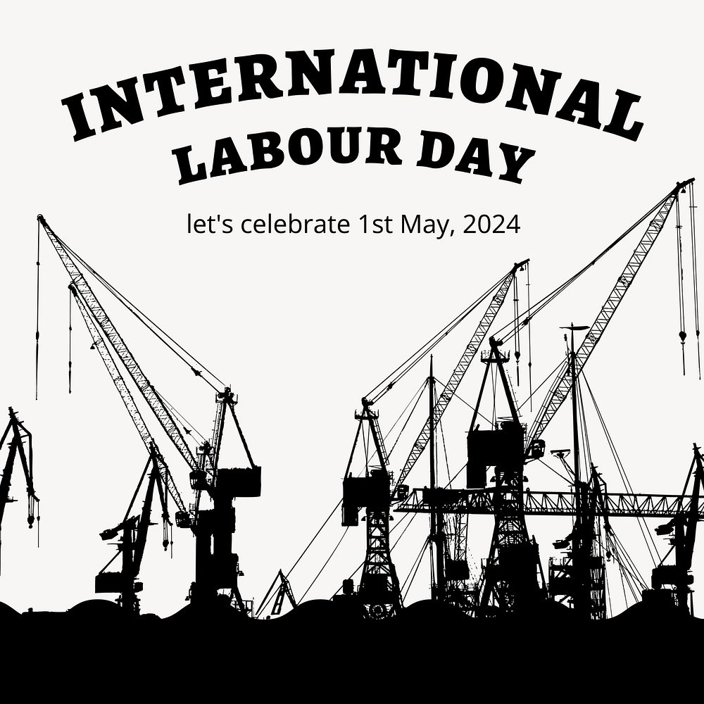 International labour day Facebook post template