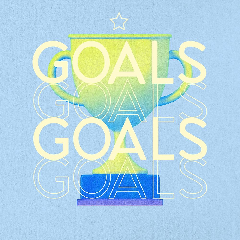 Goals Instagram post template