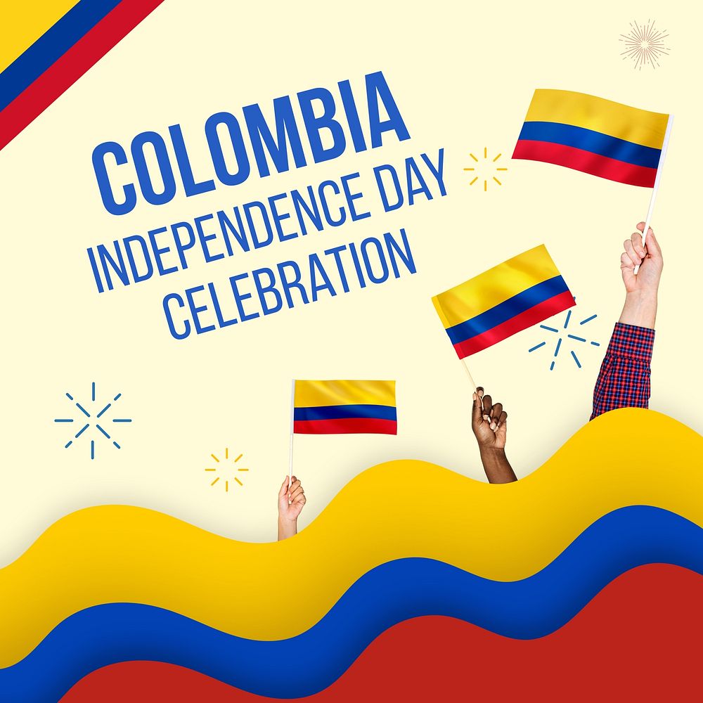Colombia Instagram post template