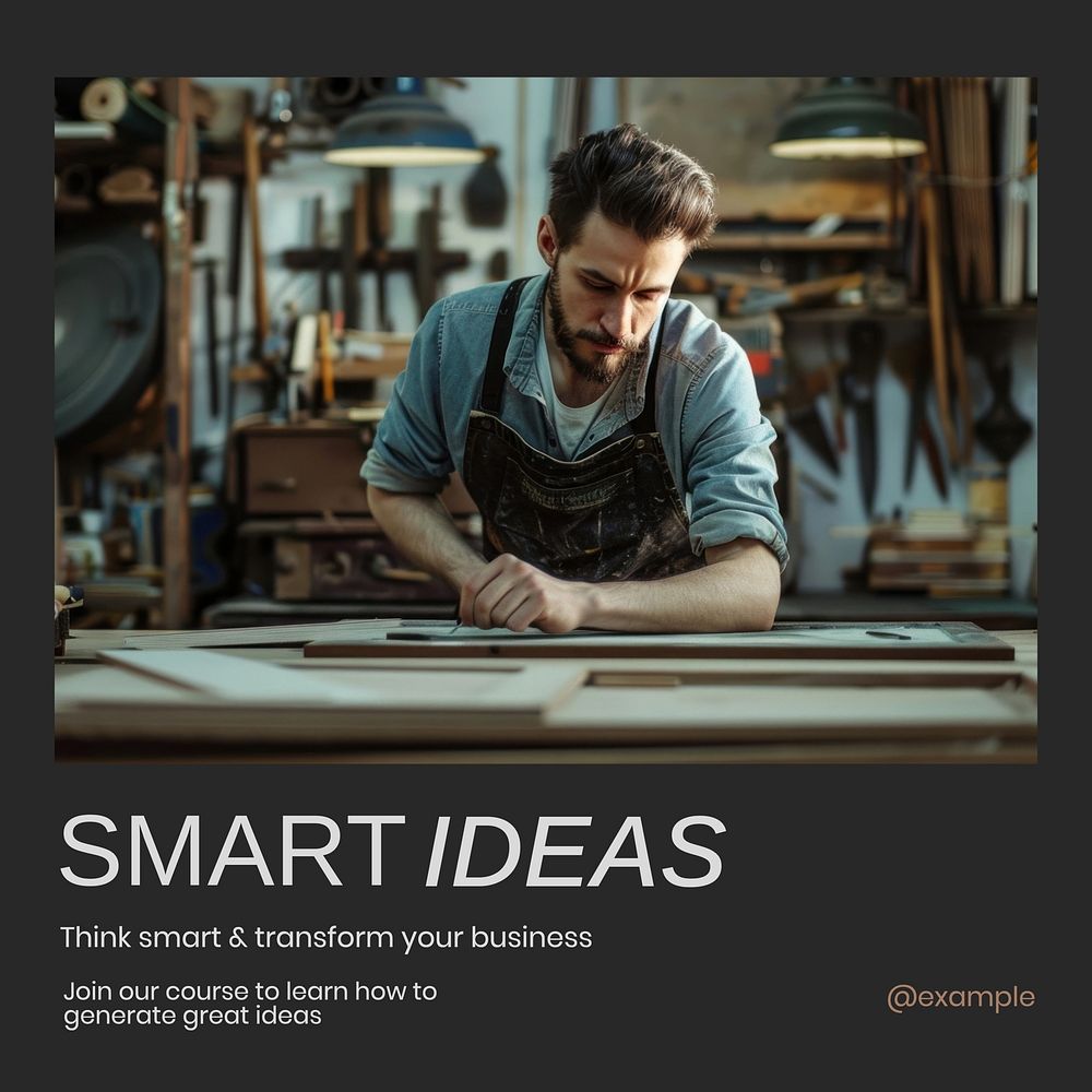 Smart ideas Instagram post template
