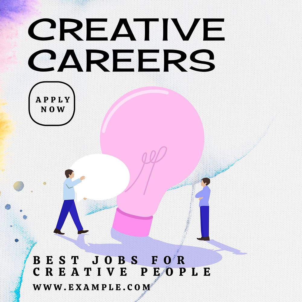 Creative careers Instagram post template