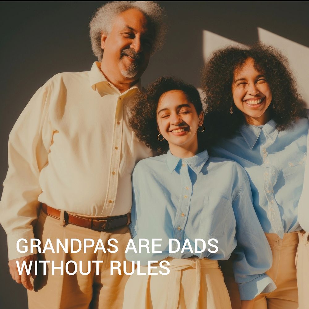 Grandpa s quote Instagram post template
