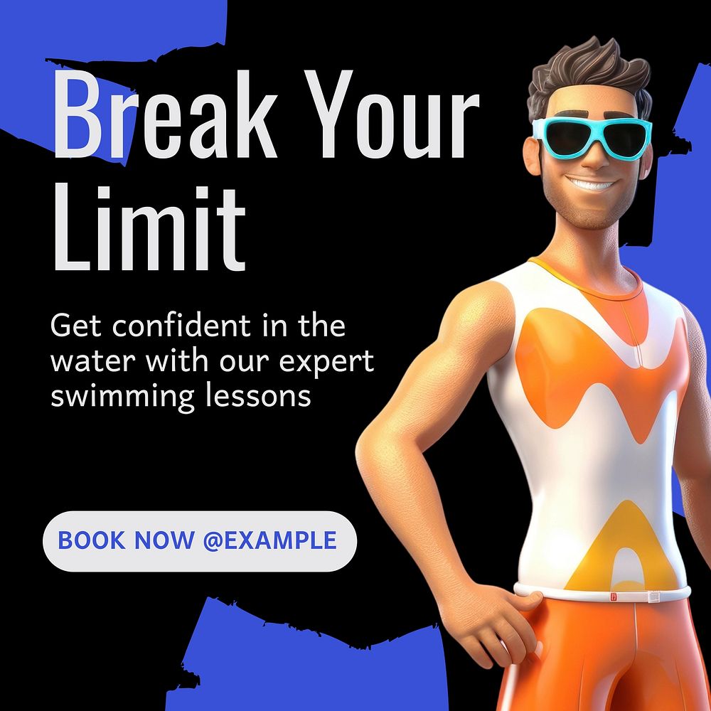 Break your limit Instagram post template