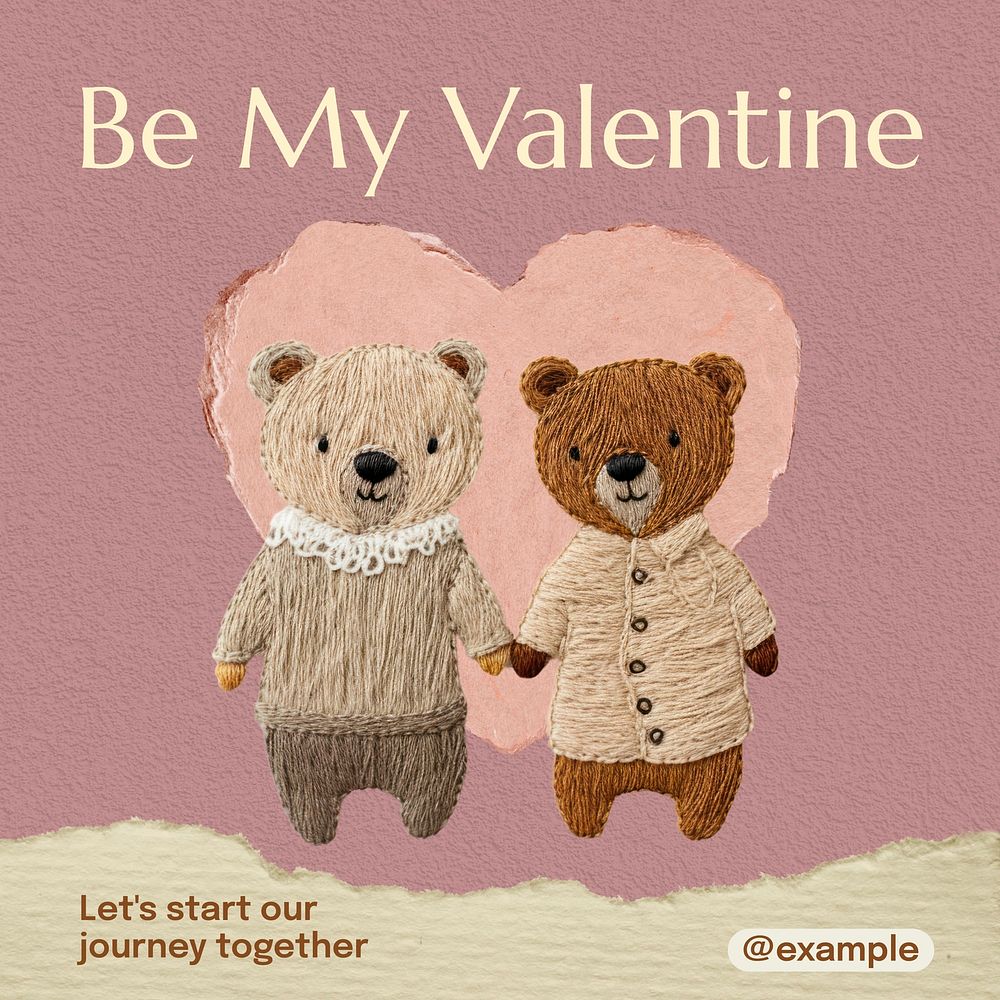Valentine's day  Instagram post template