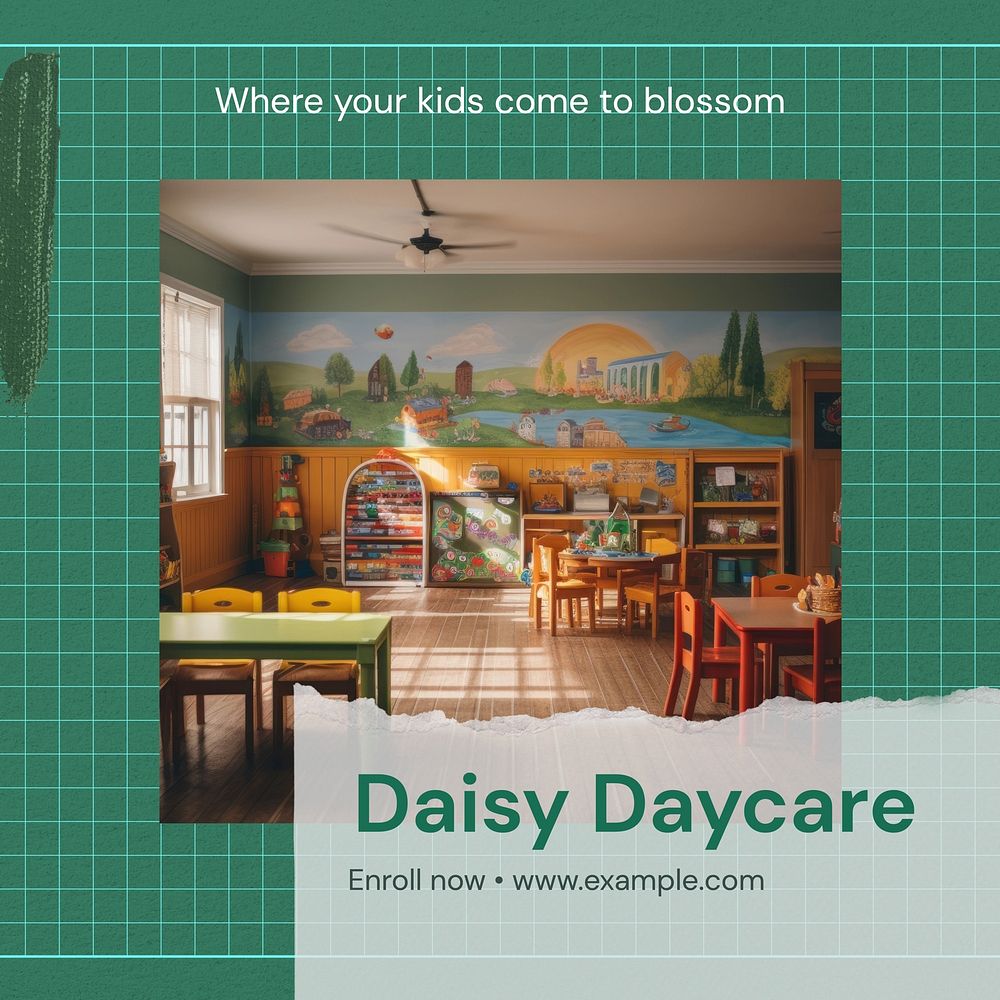 Daycare Instagram post template