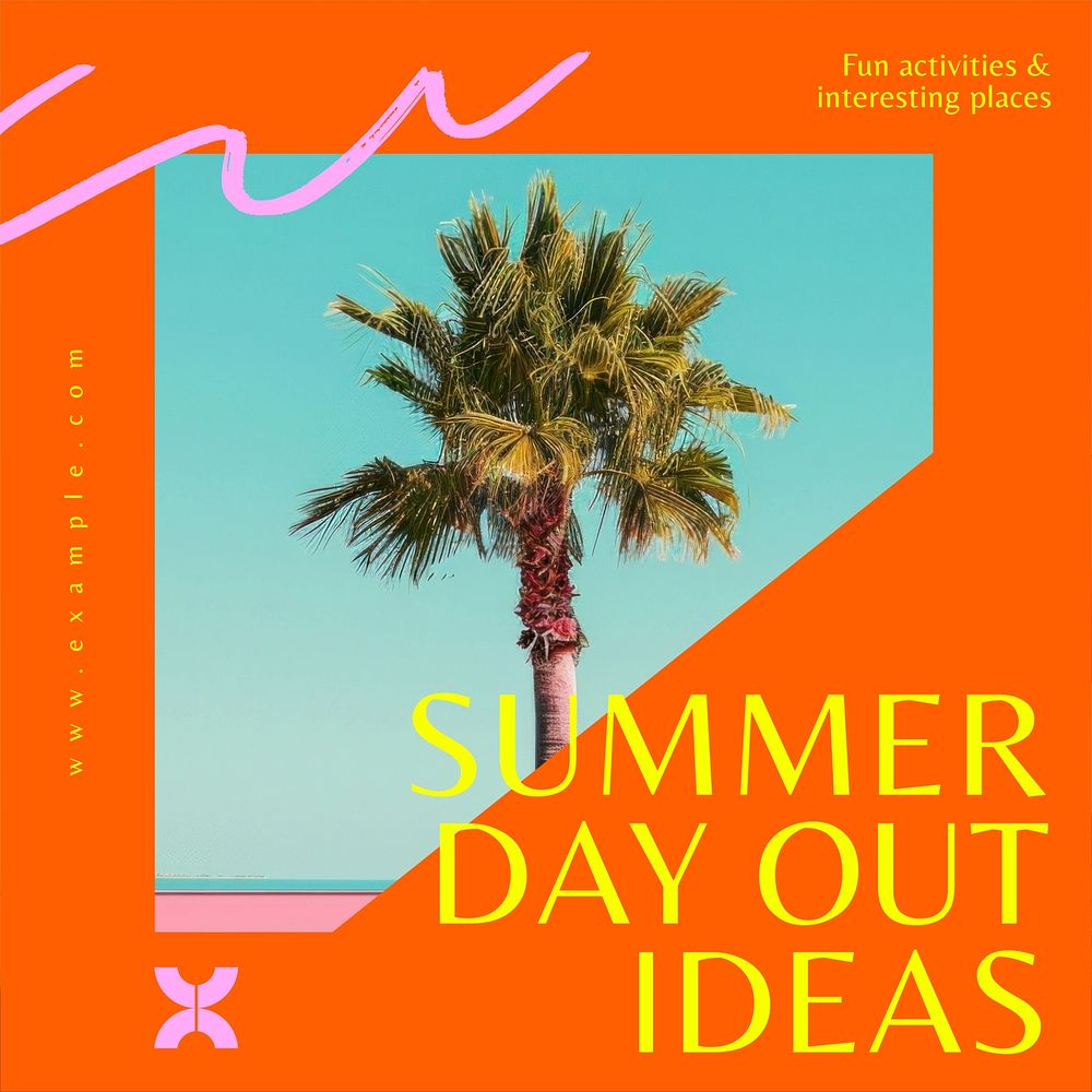 Summer ideas Instagram post template