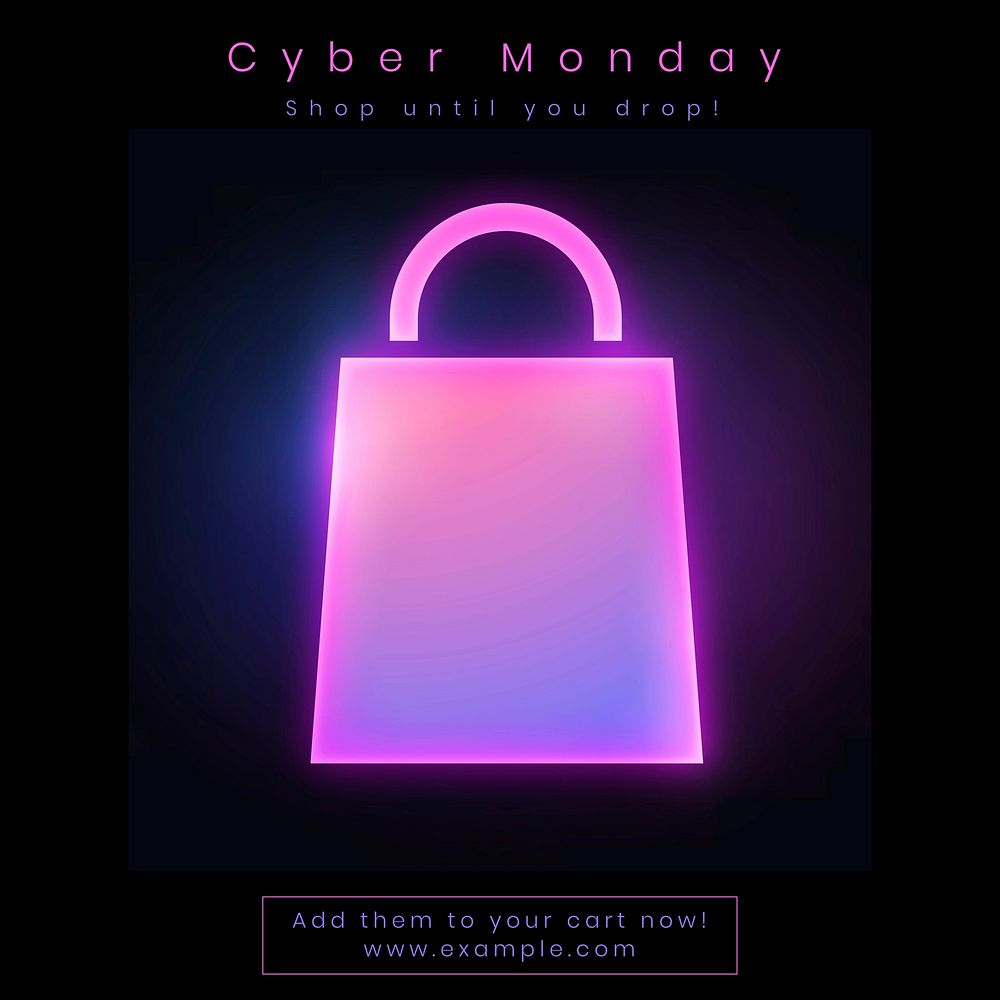 Cyber Monday Instagram post template