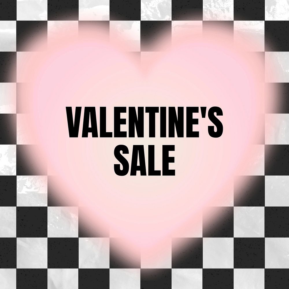 Valentine's Sale  Instagram post template