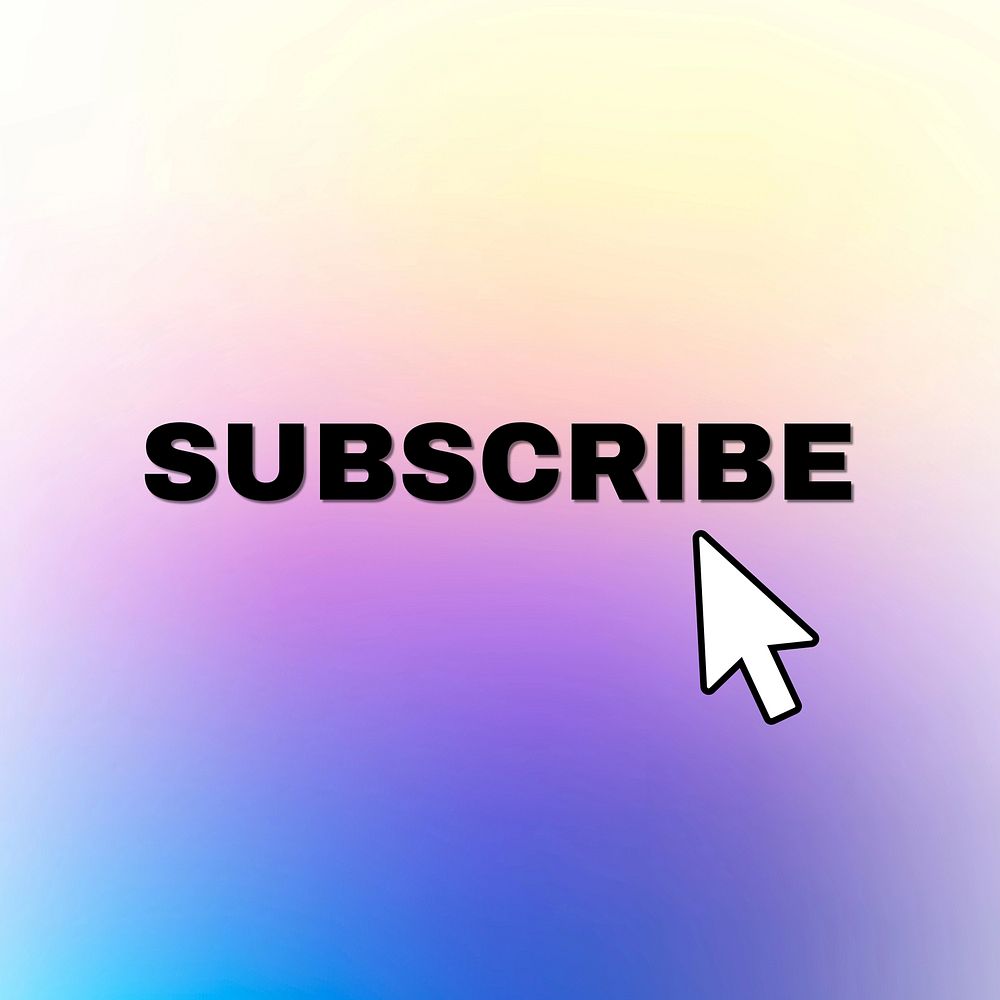 Subscribe Instagram post template  