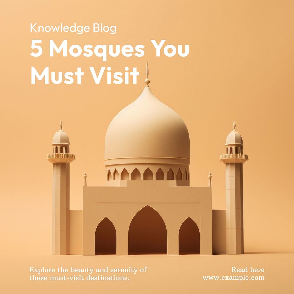 Mosques Facebook post template