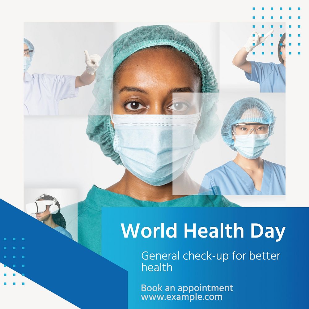 World Health Day Instagram post template